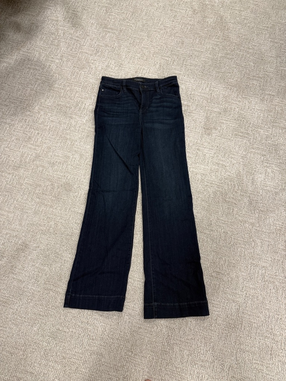 Liverpool Dark Blue Wide-Leg Jeans